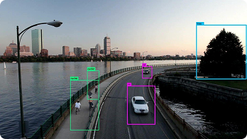 Object inspection with detection boxes